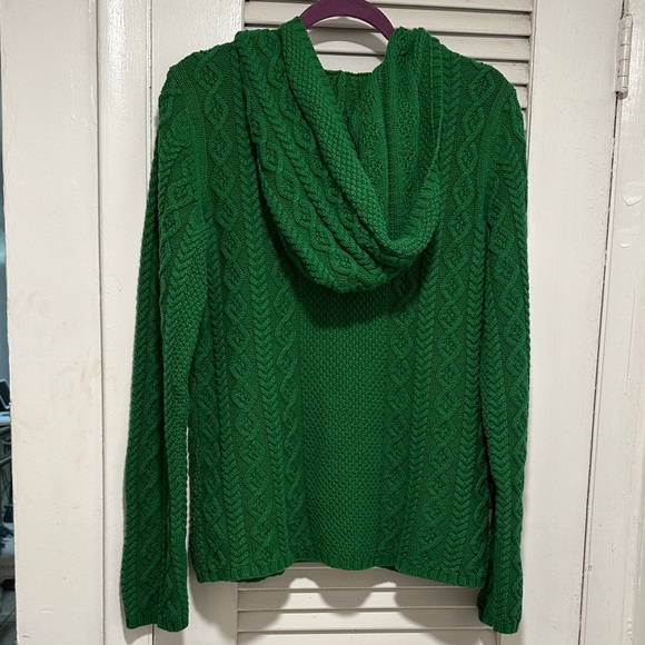 Polo by Ralph Lauren Green Cable Knit Sweater - Picture 2 of 4